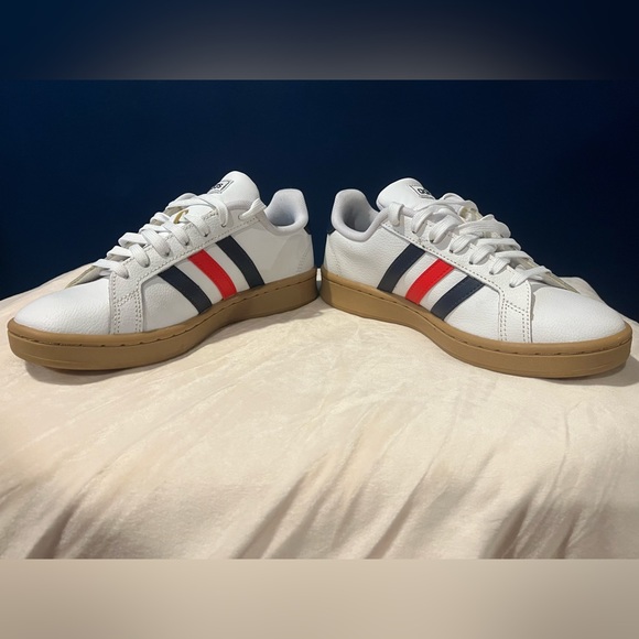 adidas Other - Unisex red white and blue Adidas shoes